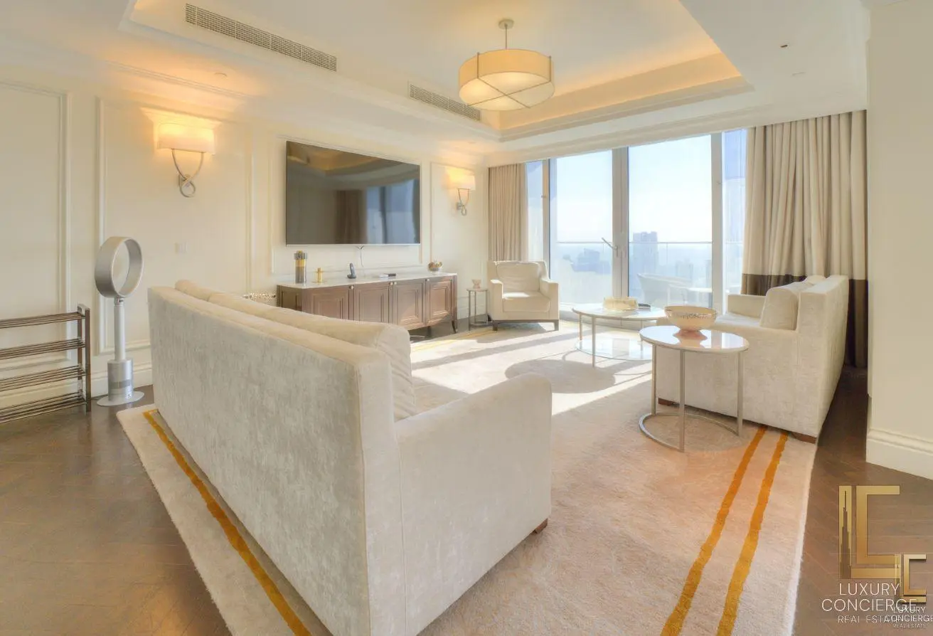 Ultra‑Luxury 4BR Penthouse with Burj Khalifa View in Address BLVD Sky Collection