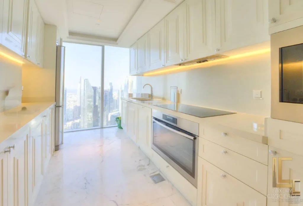 Ultra‑Luxury 4BR Penthouse with Burj Khalifa View in Address BLVD Sky Collection