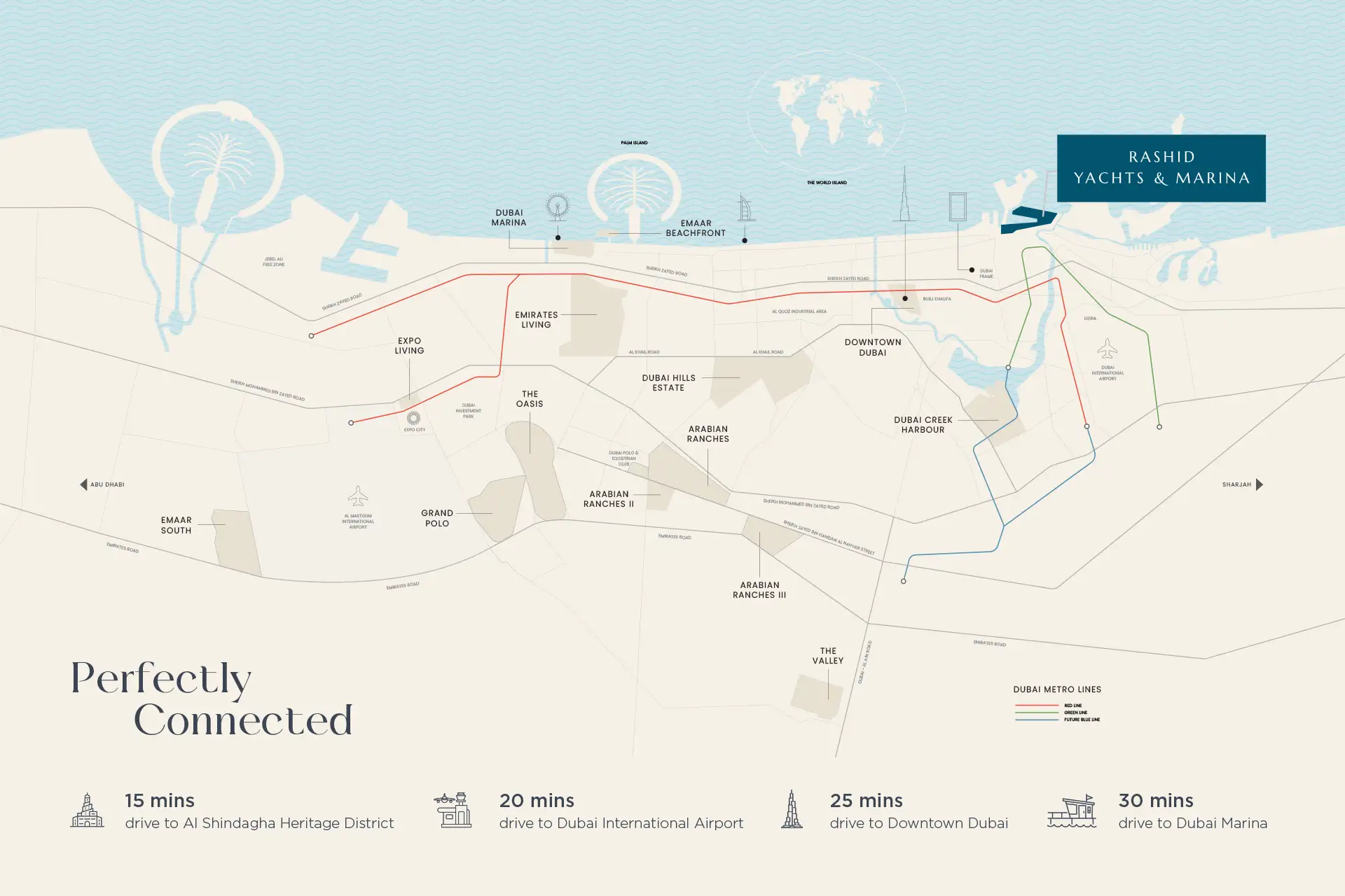 Fior 2 at Rashid Yachts and Marina Location Map