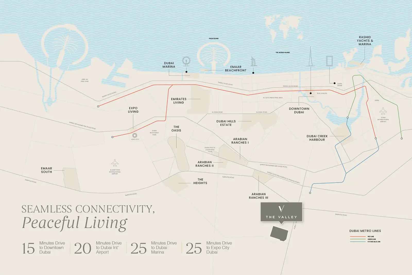 Virella at The Valley Location Map